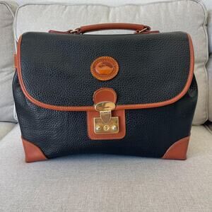 Dooney & Bourke Black Leather Briefcase